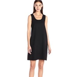 NWT THEORY Kestel DF Saxton Dress Scoop Neck Sleeveless Stretch Wool Blend Black